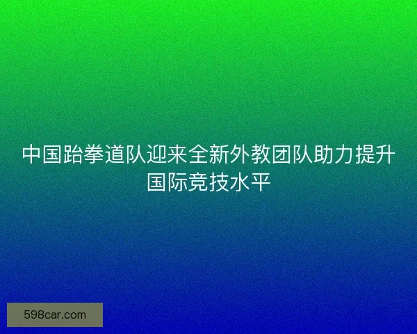 中国跆拳道队迎来全新外教团队助力提升国际竞技水平